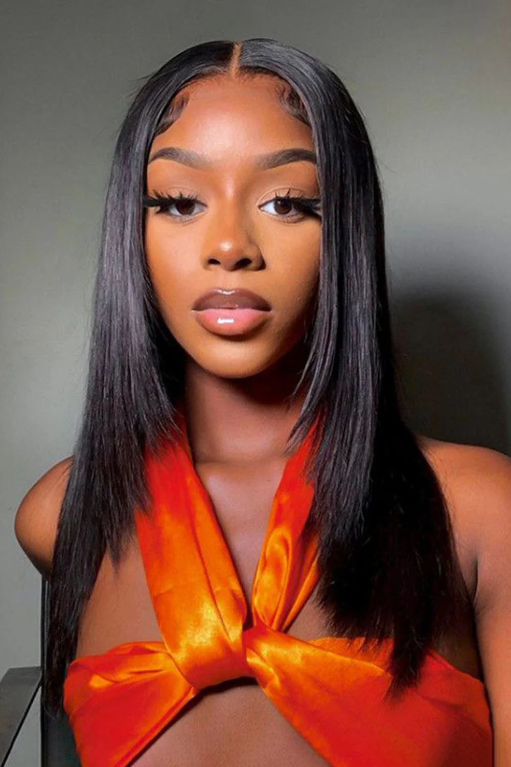 13x6 HD Glueless Wig Feather Straight - HD02 - Image 8