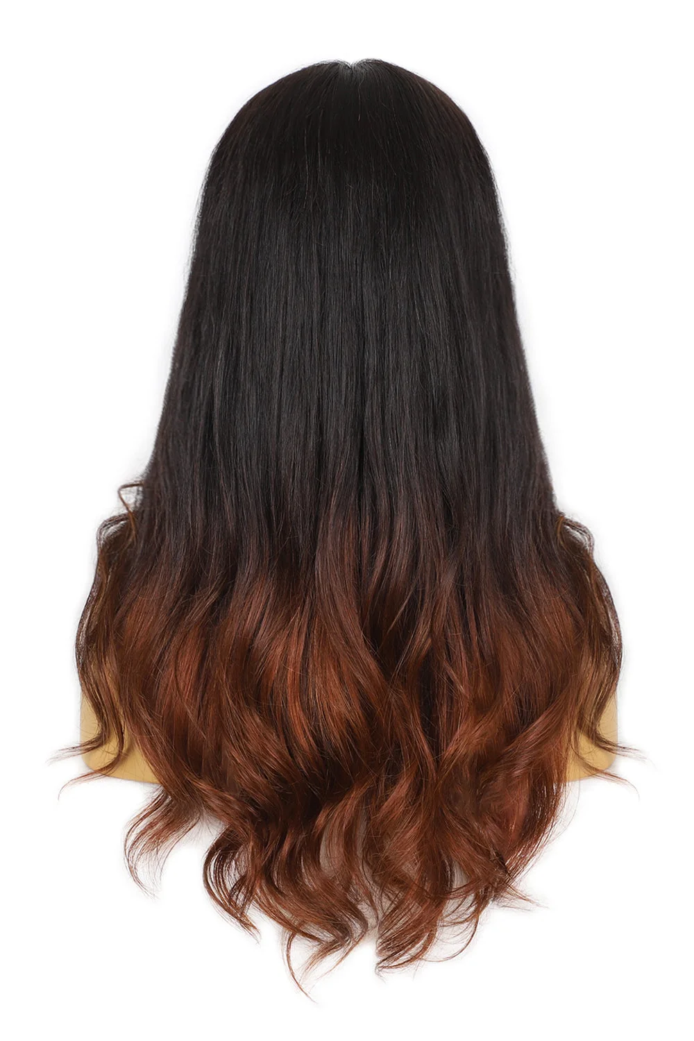13x6 HD Lace Auburn Brown Natural Wave-HD05 - Image 3