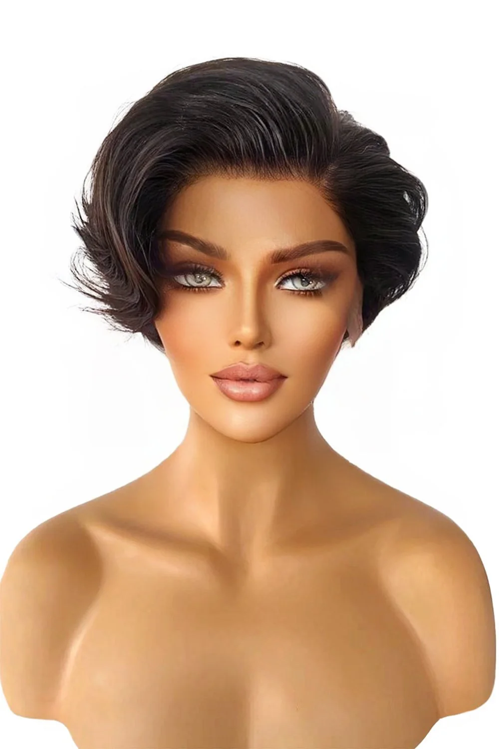 13*6 Lace Front Wigs Side Part Pixie Bob PB03 - Image 4