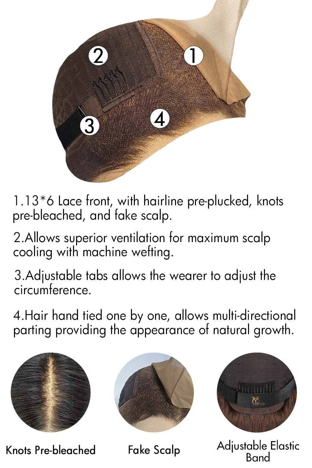 13x6 Glueless Hd Brown Ombre Wig Body Wave-HD39 - Image 11