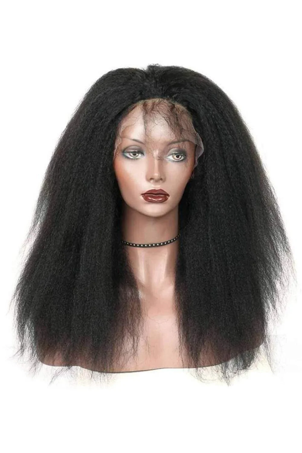 13x4 Full Lace Frontal Wigs Kinky Straight for African American Women - Image 3