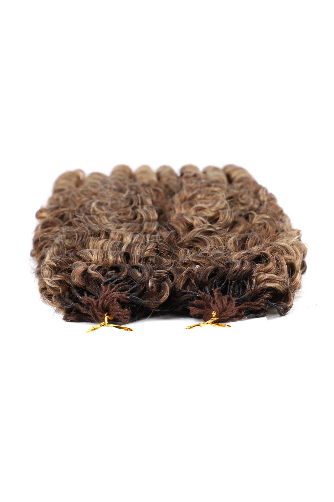#4A/27/30 Mixed Color Burmese Curly with Spiral Curls Crochet Hair for Miracle Knots - Image 2