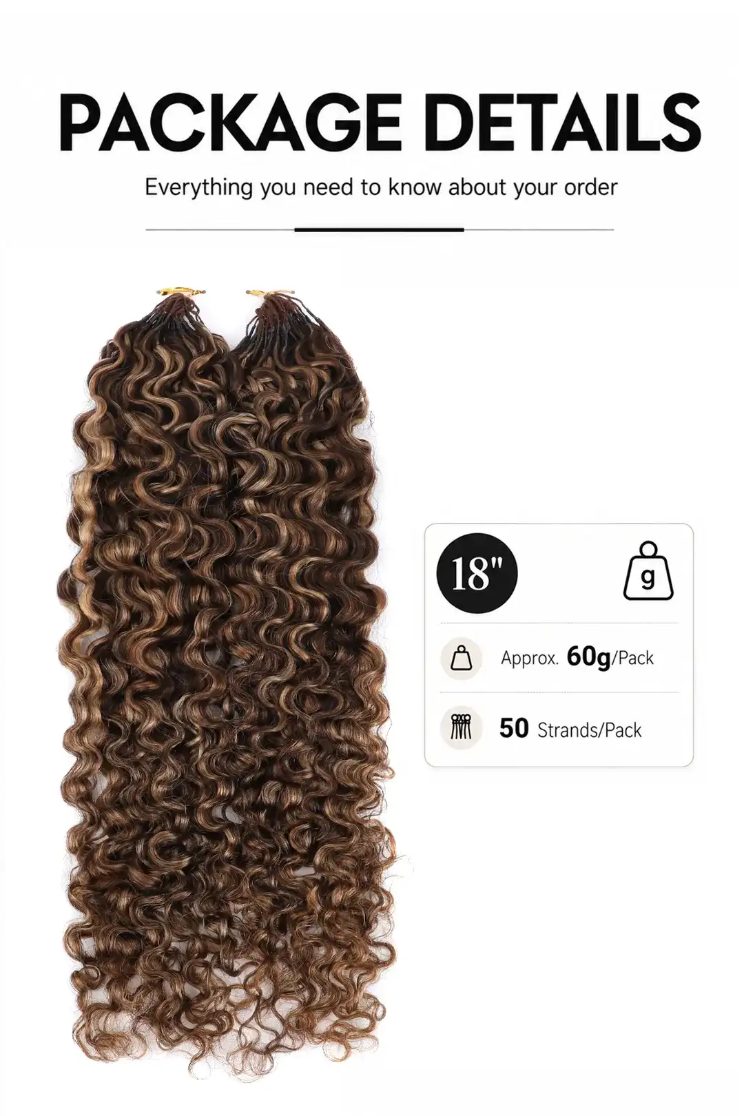 #4A/27/30 Mixed Color Water Deep Wave Crochet Hair for Miracle Knots - Image 5