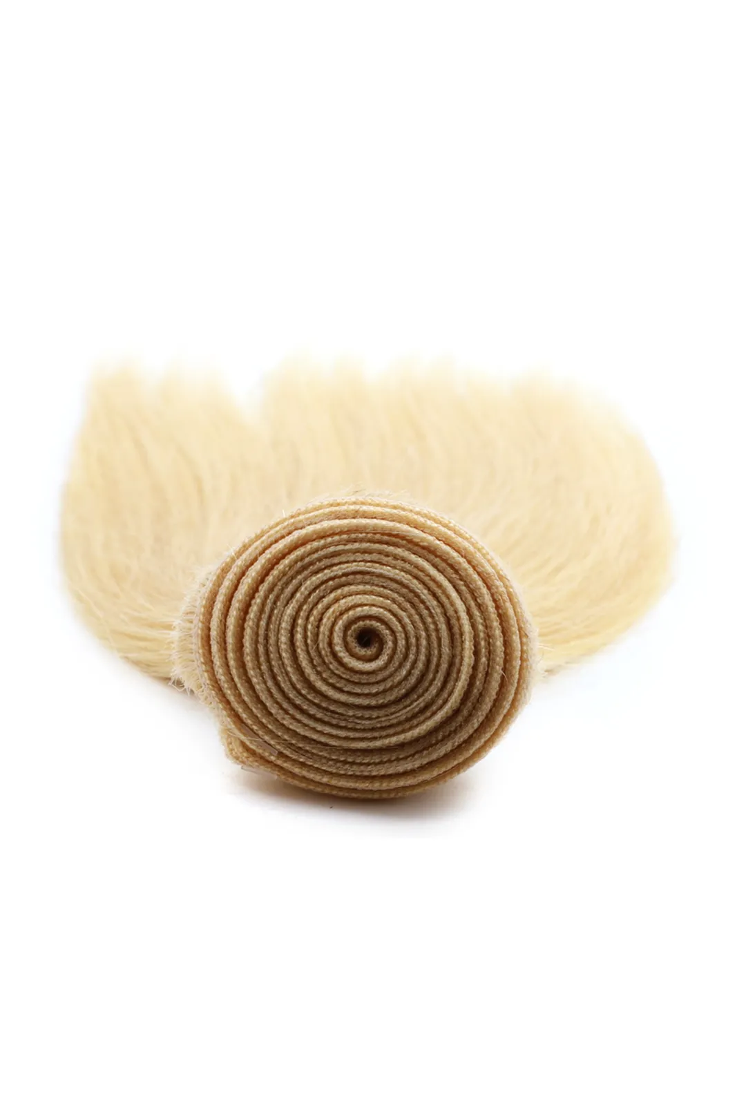 613 Blonde Bundles Sew-in Extensions Straight Virgin Hair - Image 2