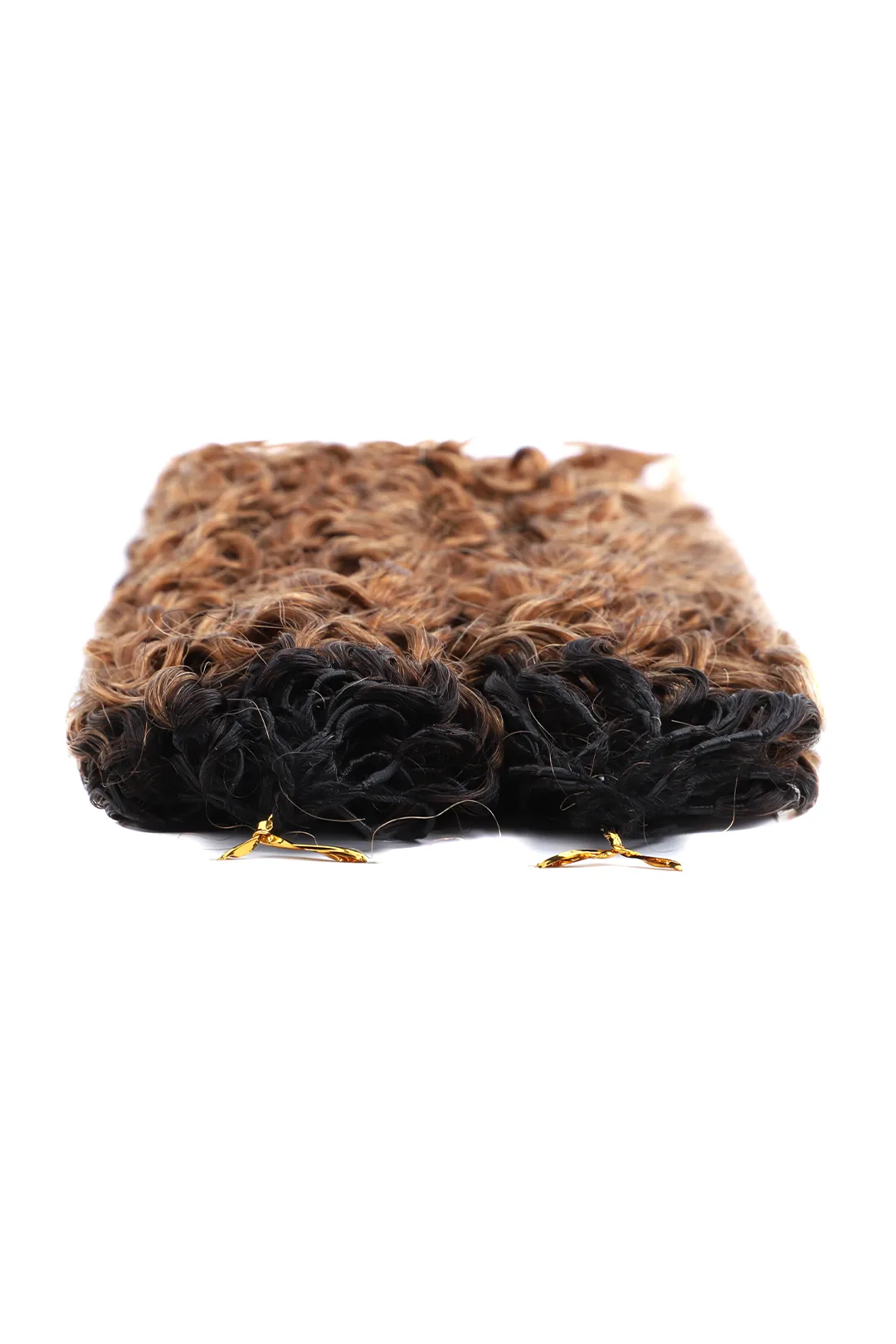 Auburn Brown Ombre Water Deep Wave Feather Crochet Hair - T1B/30 - Image 2
