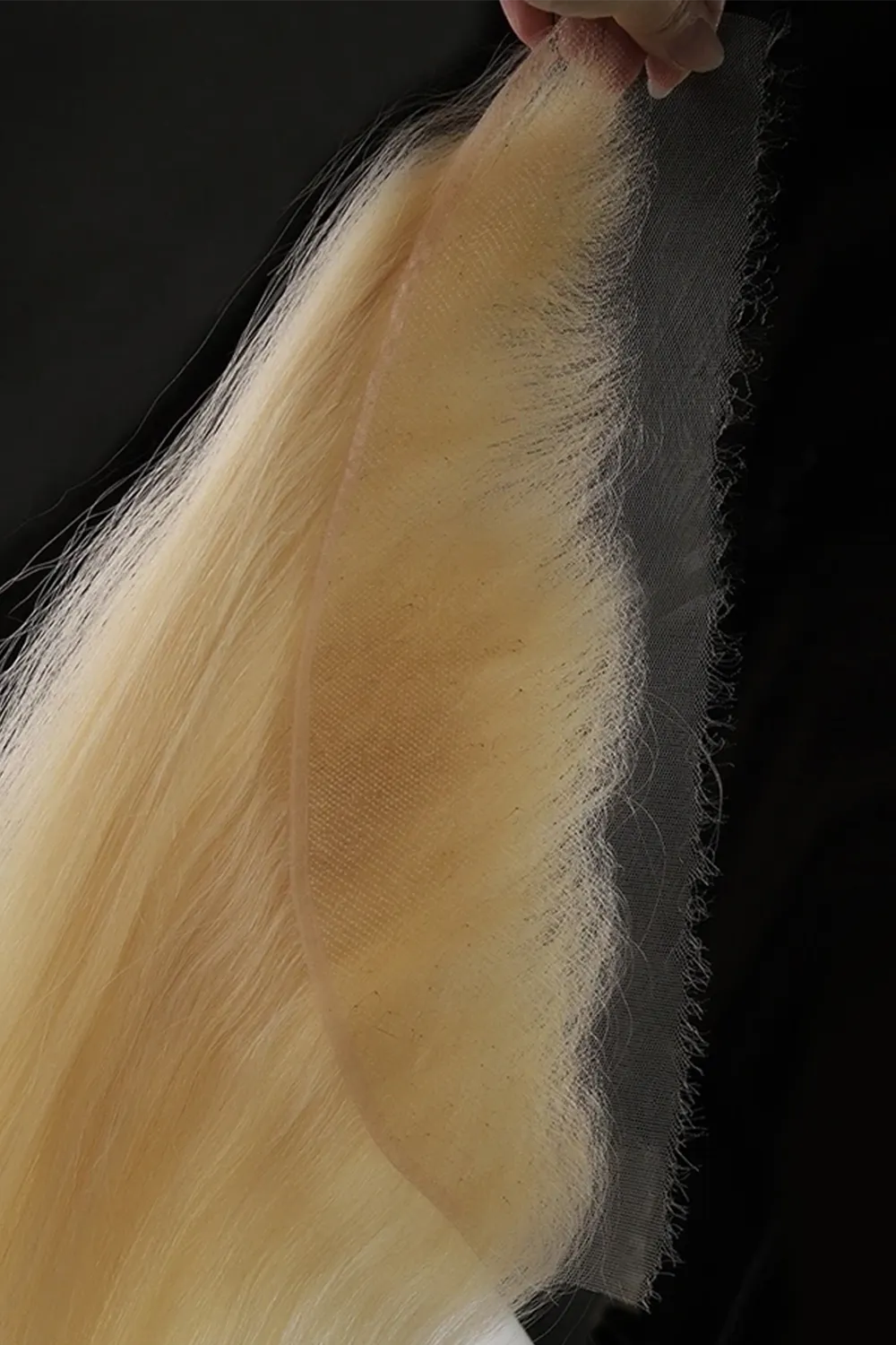 613 Blonde 13x4 Hd Lace Frontal Straight Virgin Hair Pre-plucked - Image 4
