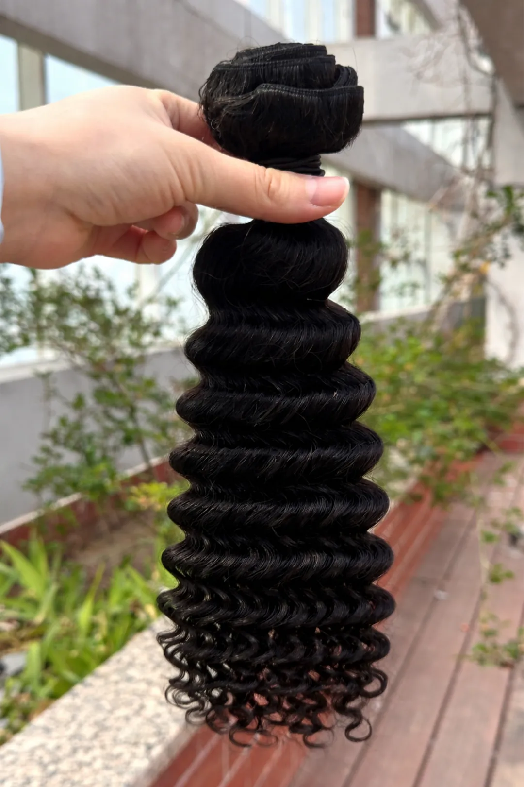 Brazilian Hair Bundles Sew in Extensions Deep Wave - Image 4