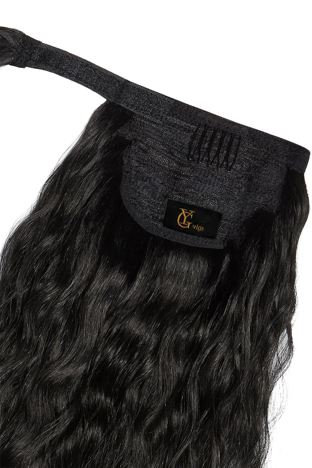 Curly Natural Color Ponytails Wrap Around Extensions 120-150g - Image 3