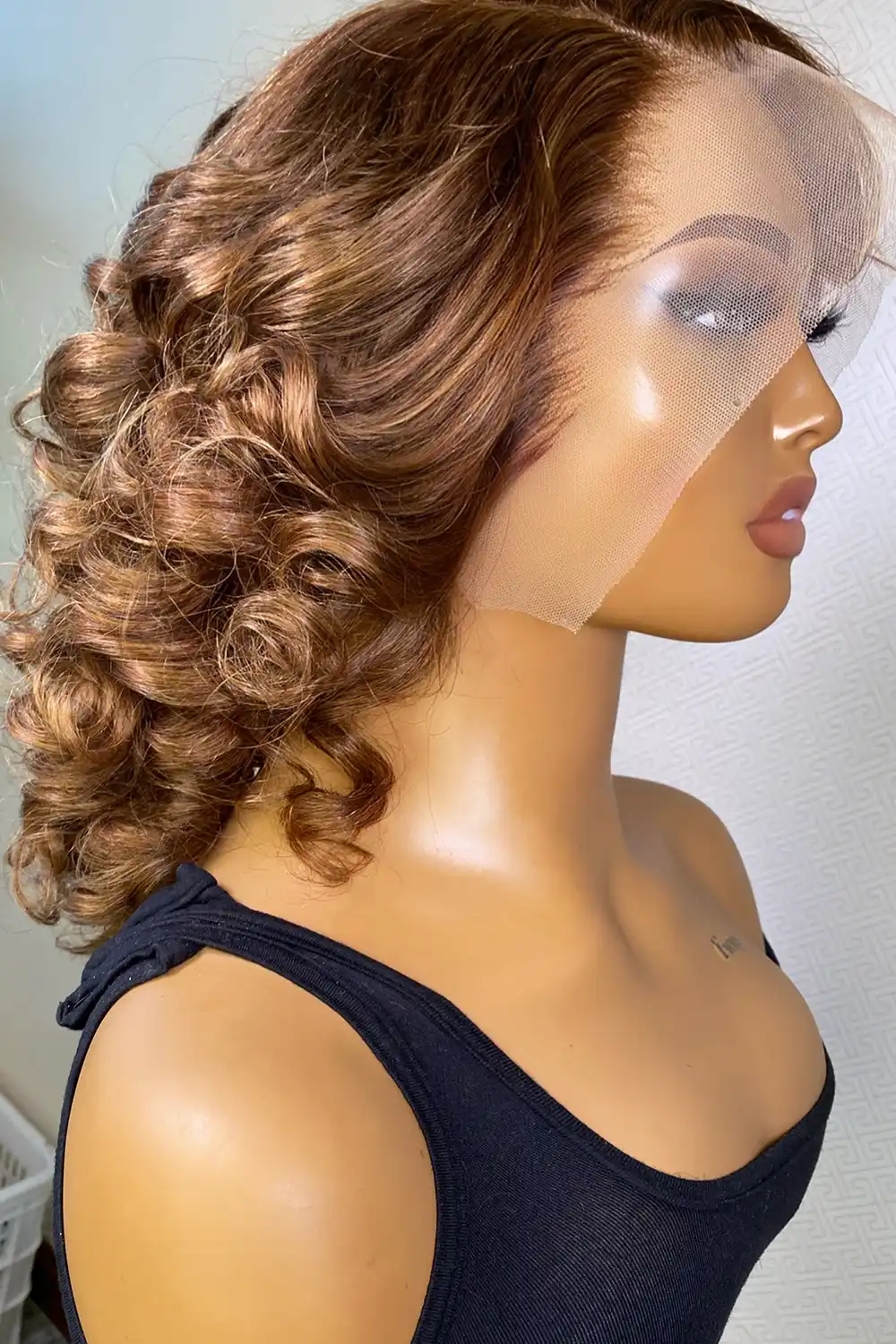 Designer Wigs-13x6 Glueless HD Lace 12 Inch Bob Body Wave Wig - Image 5