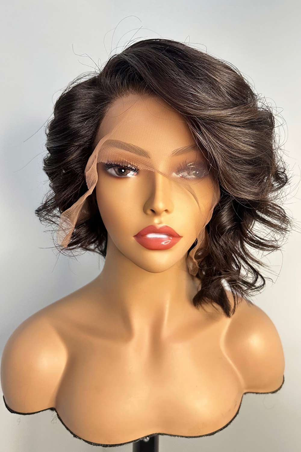 Designer Wigs - Bombshell Body Wave Short Compact 13x6 Lace Front Wig