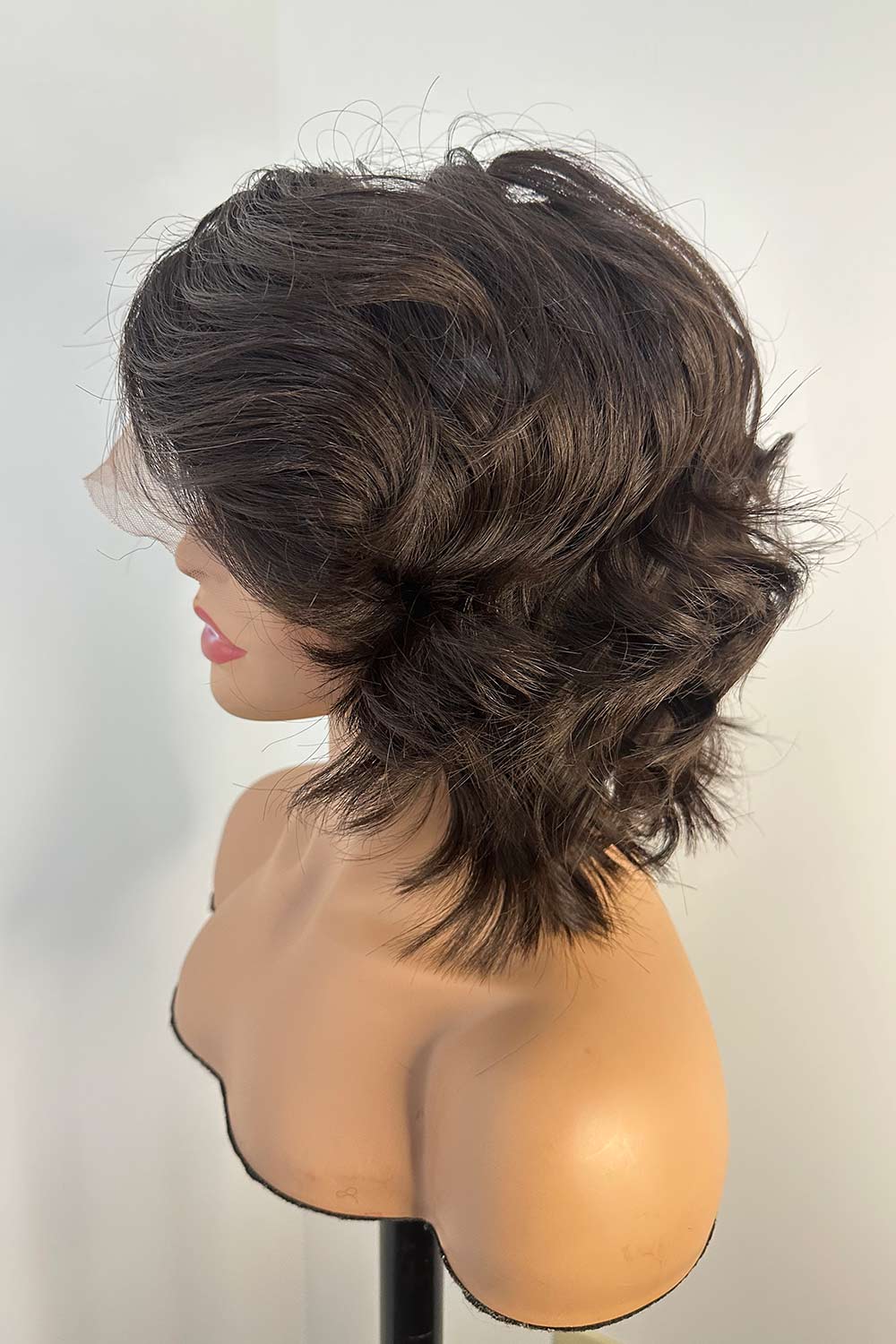 Designer Wigs - Bombshell Body Wave Short Compact 13x6 Lace Front Wig - Image 9