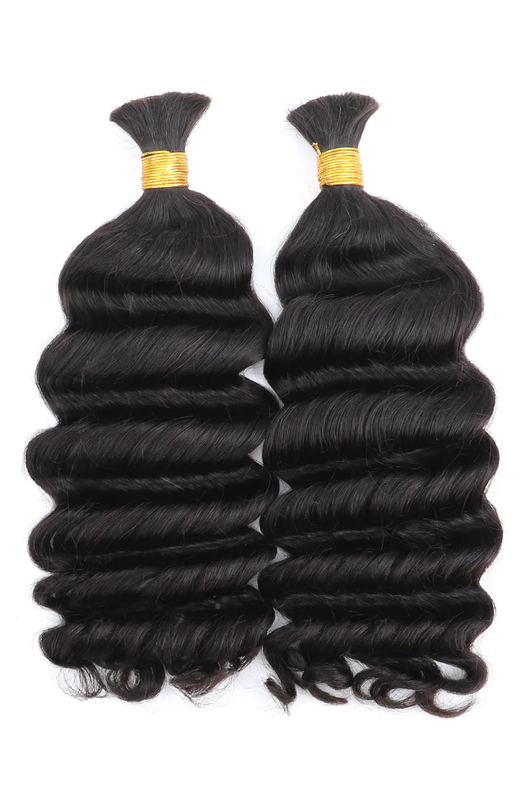 Double Drawn Loose Deep Wave Bulk Human Hair For Braiding - Image 6