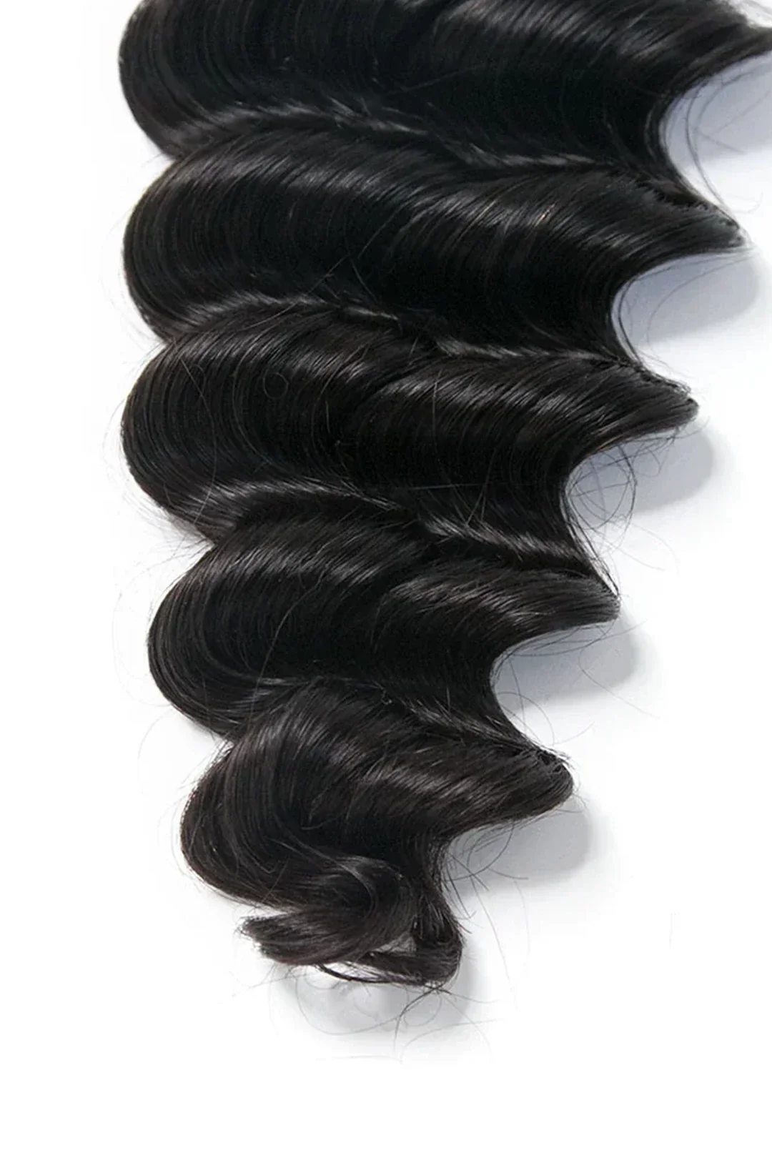 Double Drawn Feather Crochet Hair Loose Deep Wave Human Hair FE25 - Image 8
