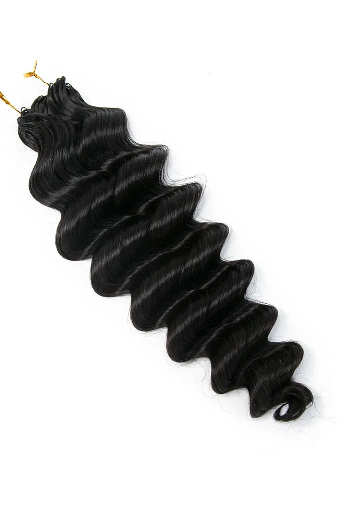 Double Drawn Feather Crochet Hair Loose Deep Wave Human Hair FE25 - Image 9