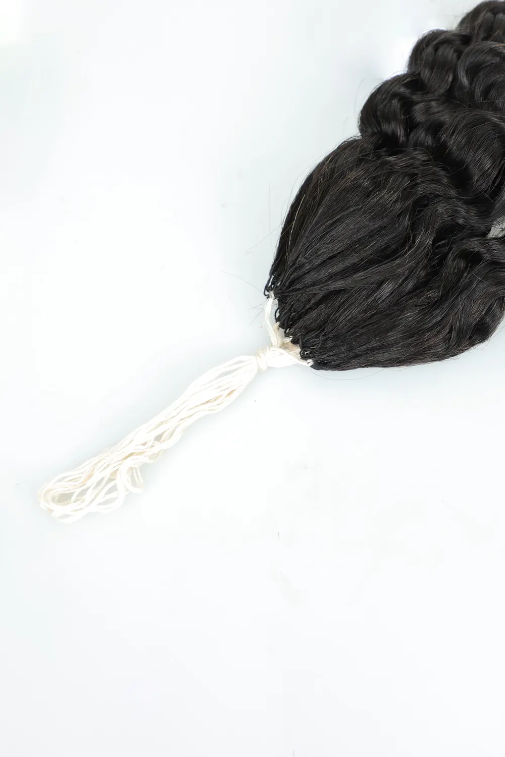 Handmade Loose Wave Hair Feather Extensions Brazilian Remy Hair - Image 3