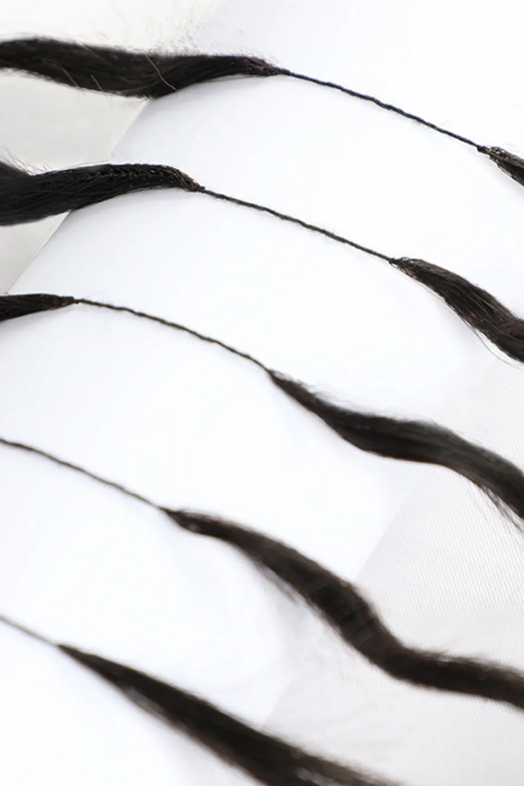 Handmade Loose Wave Hair Feather Extensions Brazilian Remy Hair - Image 8