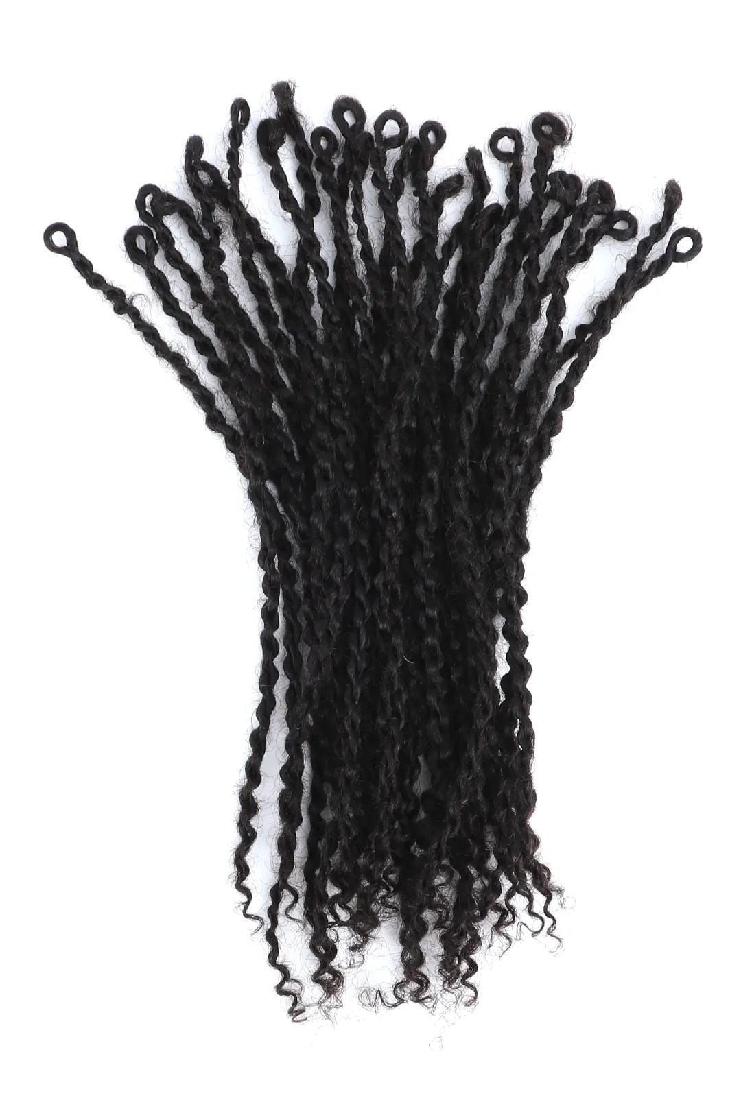 Goddess Senegalese Twists with Curly Ends Pre-looped Human Hair