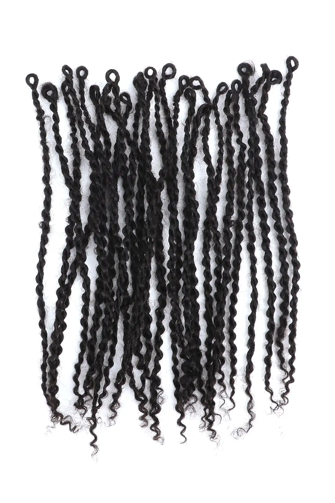 Goddess Senegalese Twists with Curly Ends Pre-looped Human Hair - Image 2