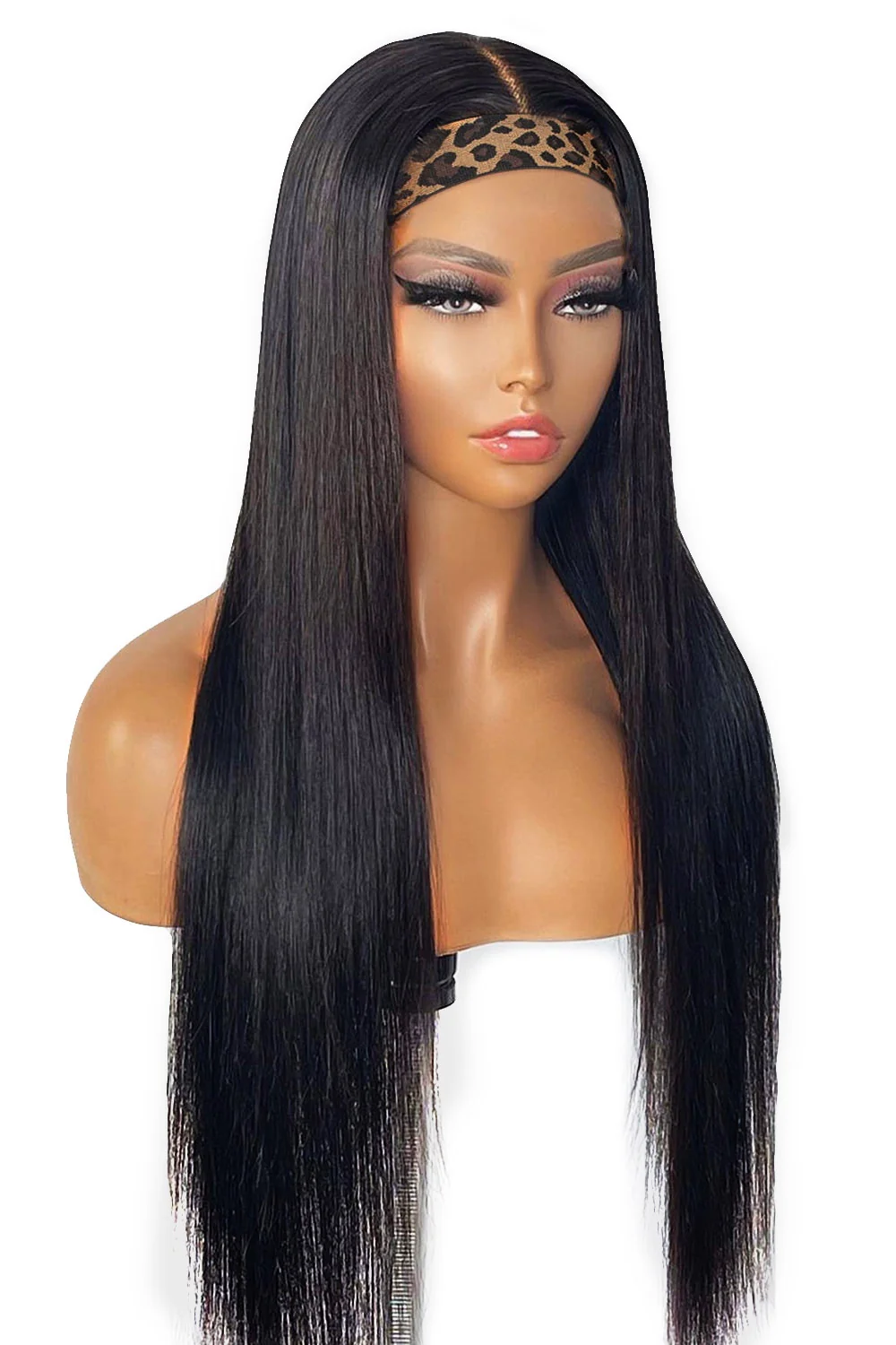 Lace Headband Wig Straight Hair Human Hair - LH04 - Image 5