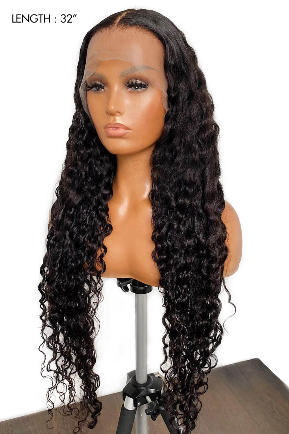 28-40 Inch HD Lace Water Wave Wig Human Hair - LW04 - Image 3