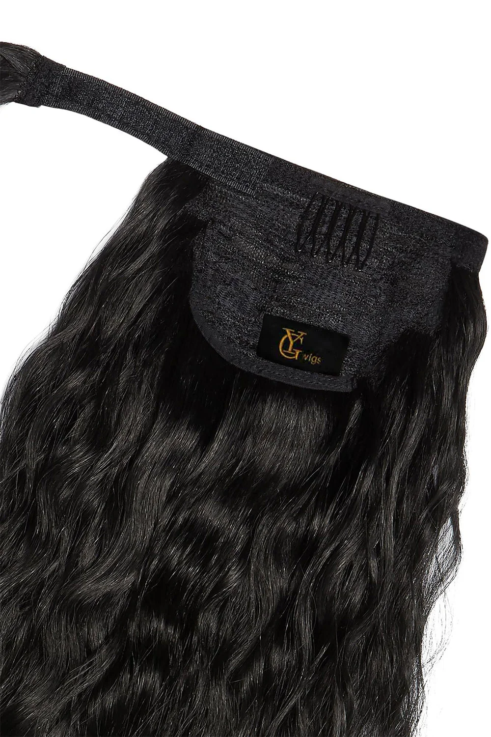 Loose Wave Natural Color Ponytails Wrap Around Extensions 120-150g - Image 4