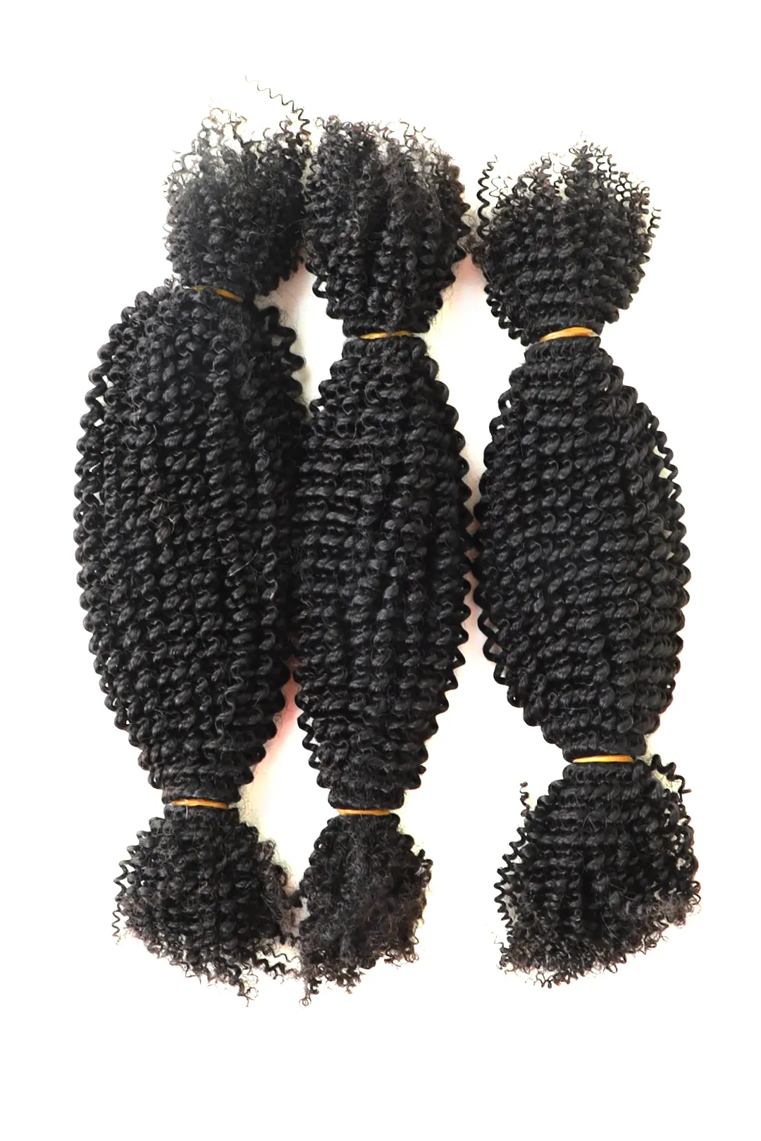 Springy Afro Twist Marley Hair Natural Black Human Hair - Image 6