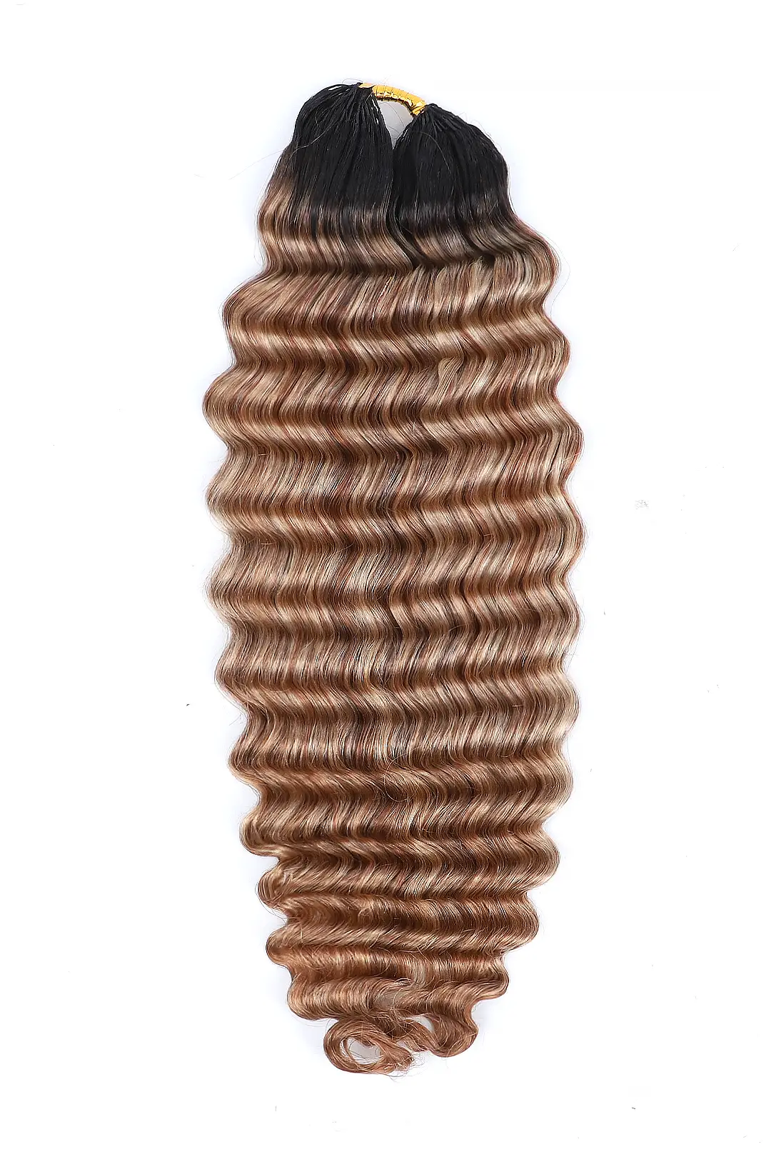 T-Natural Black Mixed 27/30/613 Deep Wave Crochet Miracle Knots Hair