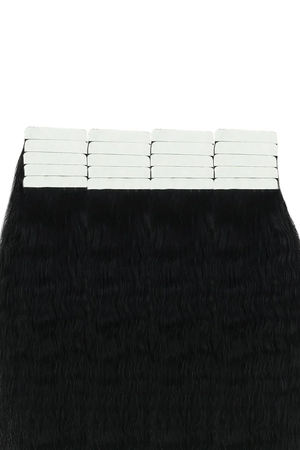 Invisible YaKi Tape In Hair Extensions For Black Fine Hair - Image 4