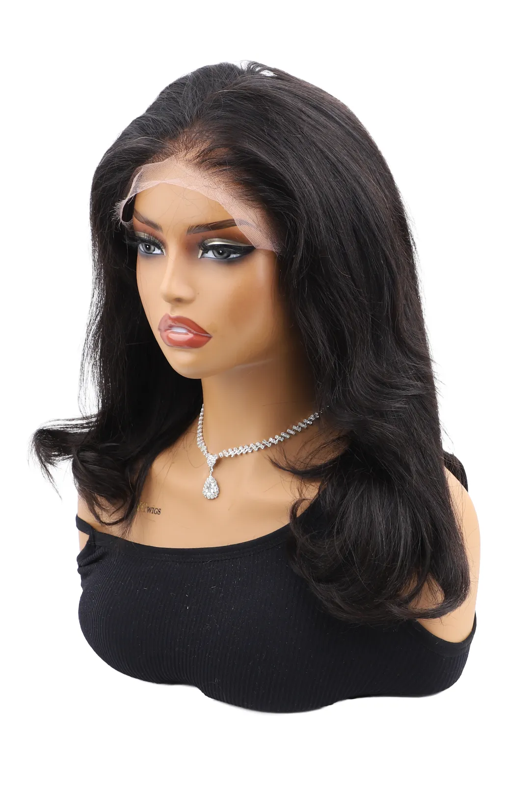 Ygwigs 13x6 HD Lace Natural Color Straight Wig 14 inch - Image 2