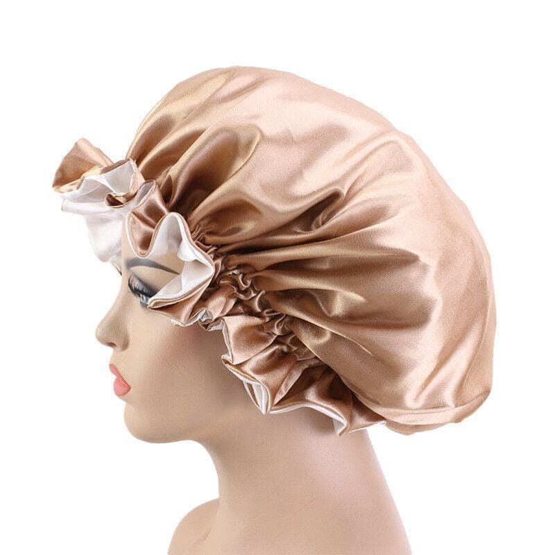Double Layer Women's Satin Night Sleep Bonnet SB01 - Image 10