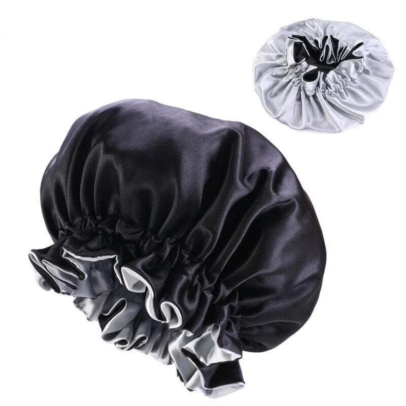 Double Layer Women's Satin Night Sleep Bonnet SB01 - Image 15