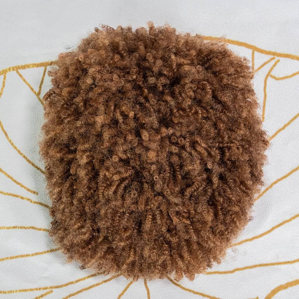 Kinky Curly 99J & Brown Color Drawstring Ponytail - Image 16