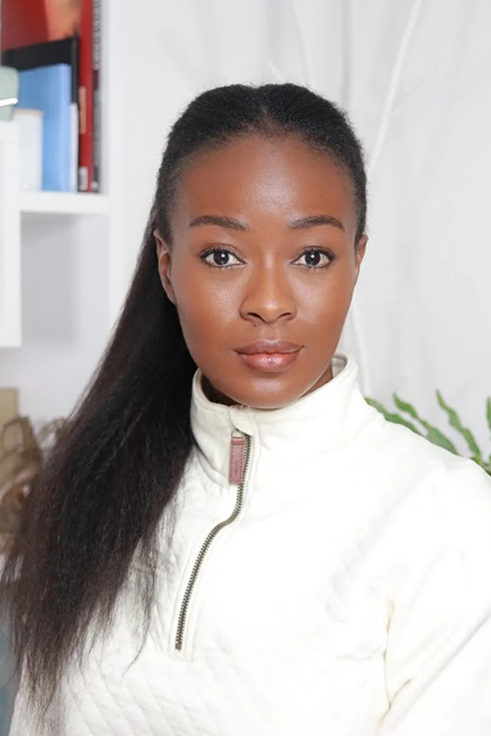 Kinky Straight Natural Mix Color Drawstring Ponytail - Image 2